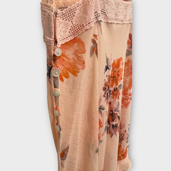 Free People Stay Awhile Maxi Dress Size Large - Picture 10 of 14